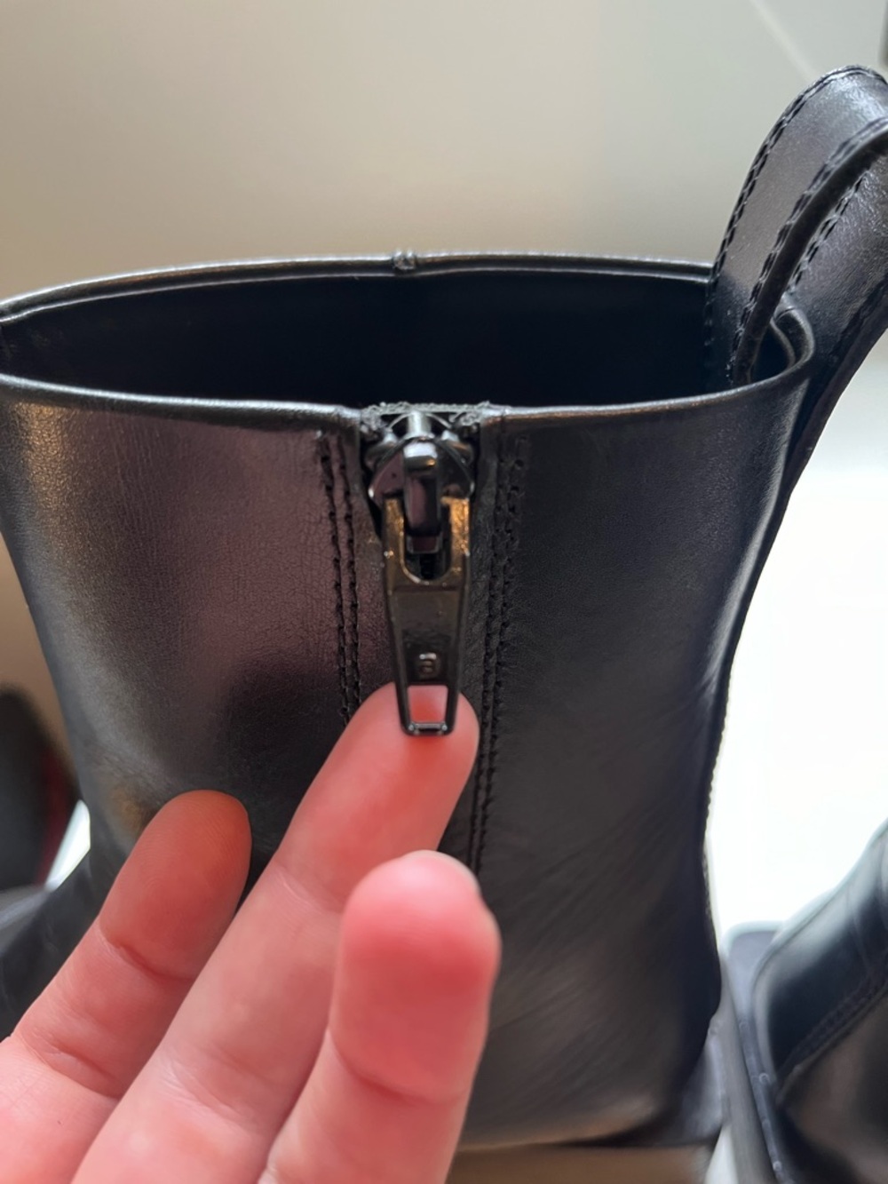 Alexander Wang Black Leather Women's Ankle Boots - Picture 9 of 12